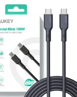 AUKEY AUKEY CB-SCC102 Silicon кабел USB C - USB C 1.8