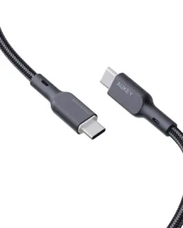 Alternative view of AUKEY AUKEY CB-KCC102 Nylon C able USB C - USB C 1.8m