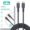 AUKEY AUKEY CB-KCC102 Nylon C able USB C – USB C 1.8m