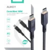 AUKEY AUKEY CB-MCC102 Nylon C able USB C – USB C 1.8m