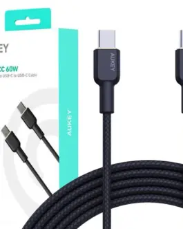 AUKEY AUKEY CB-NCC2 Nylon Cab le USB C - USB C 1.8m 3