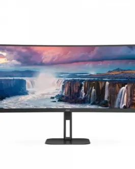 AOC Monitor CU34V5C 34 inch Curved VA 100Hz HDMI DP USB-C
