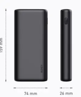 Alternative view of AUKEY AUKEY PB-Y37 външна батерия 20000mAh 65W Power Deli