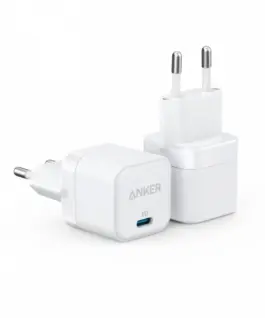 Alternative view of Anker зарядно PowerPort III 20W Cube бял