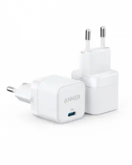 Alternative view of Anker зарядно PowerPort III 20W Cube бял