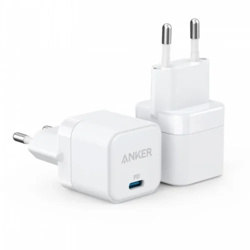 Alternative view of Anker зарядно PowerPort III 20W Cube бял