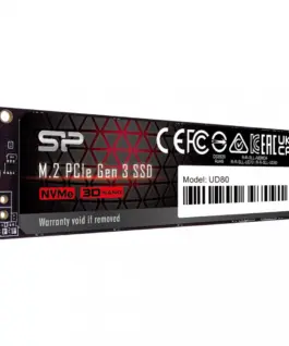 Silicon Power SSD UD80 500GB PCIe M.2 2280 Gen 3×4 3400/2300 MB/s