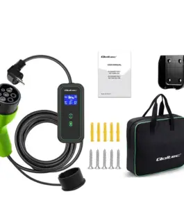 Qoltec Mobile зарядно for EV 2 in 1 type2