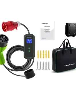 Qoltec Mobile зарядно for EV 2 in 1 type2