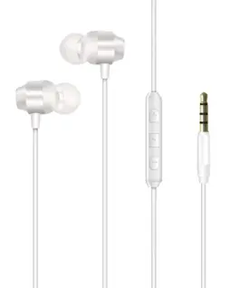 Energizer Wiчервен слушалки 35 mm jack бял