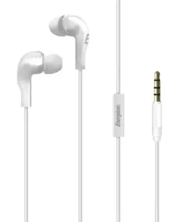 Energizer Wiчервен слушалки 35 mm jack бял