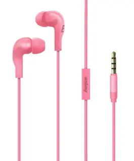 Energizer Wiчервен слушалки 35 mm jack розов