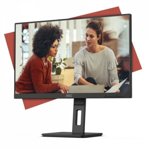 Alternative view of AOC Monitor 24E3QAF 23.8 инча IPS HDMI DP Pivot Speakers