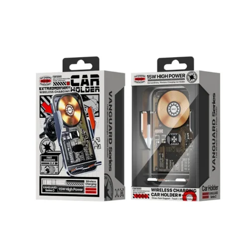 Alternative view of WEKOME Auto car holder with wireless charging 15W