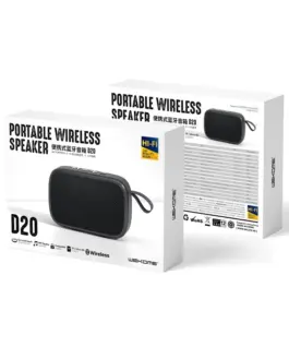 Alternative view of WEKOME Portable wireless Bluetooth V5.0 speaker