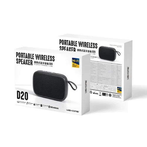 Alternative view of WEKOME Portable wireless Bluetooth V5.0 speaker