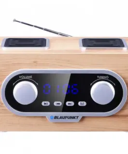 Blaupunkt Portable radio FM PLL SD/USB/AUX with battery and clock