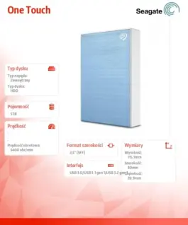 Seagate Drive One Touch 5TB 2