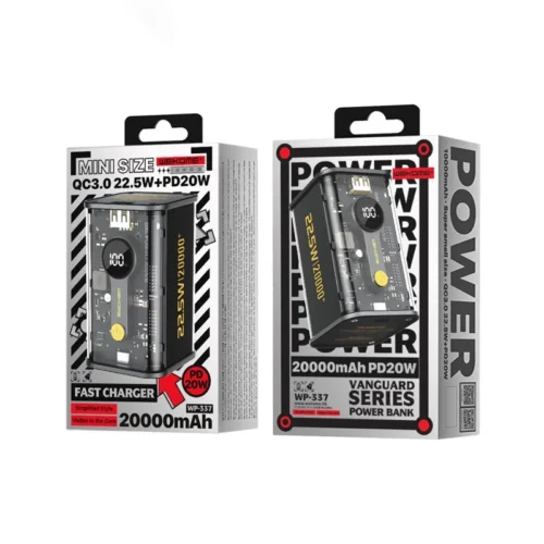 Alternative view of WEKOME външна батерия 20000 mAh PD 20W + QC 22.5W