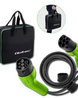 Alternative view of Qoltec EV кабел type2 for car charging 22kW 32A 5m