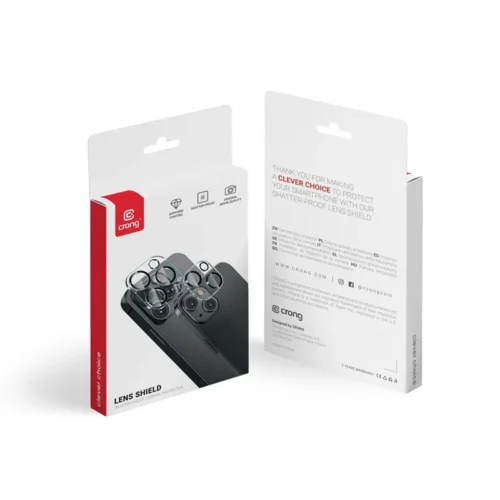 Alternative view of CRONG Lens shield protective glass IP 15Pro/15ProMax