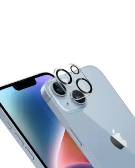 Alternative view of CRONG Lens shield protective glass IP 14/14 Plus