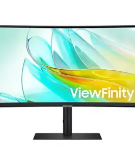 Samsung Monitor 34 inches ViewFinity S65UA VA 3440x1440 UWQHD 21:9 1xHDMI 1xDP 1xUSB-C(90W) 3xUSB 3.0 LAN (RJ45) 5ms 100Hz HAS+PIVOT curved speakers 3Y OS