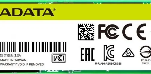 Adata Drive SSD Ultimate SU650 512GB M.2 TLC 3D 2280 SATA