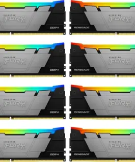Kingston памет DDR4 Fury Renegade RGB 256GB(8*32GB)/3200 CL16