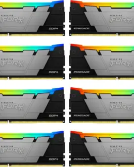 Kingston памет DDR4 Fury Renegade RGB 256GB(8*32GB)/3200 CL16