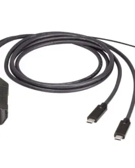 ATEN 2-Port 4K USB-C DP кабел KVM Switch