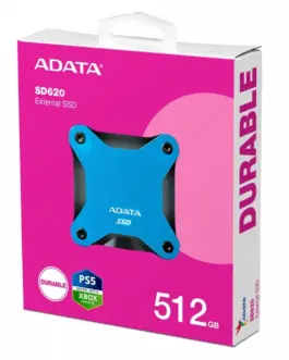 Alternative view of Adata външен SSD SD620 512G U3.2A 520/460 MB/s blue