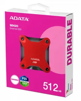 Alternative view of Adata външен SSD SD620 512G U3.2A 520/460 MB/s червен