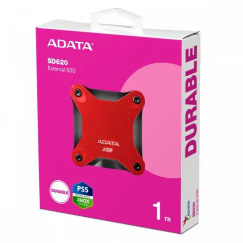 Adata външен SSD SD620 1TB U3.2A 520/460 MB/s червен