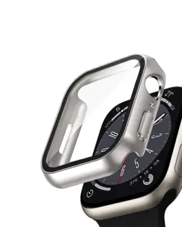 Alternative view of CRONG Case with glass Apple Watch 41mm