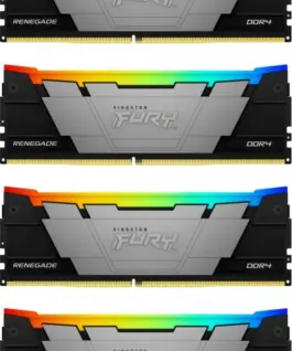 Kingston памет DDR4 Fury Renegade RGB 128GB(4*32GB)/3600 CL18