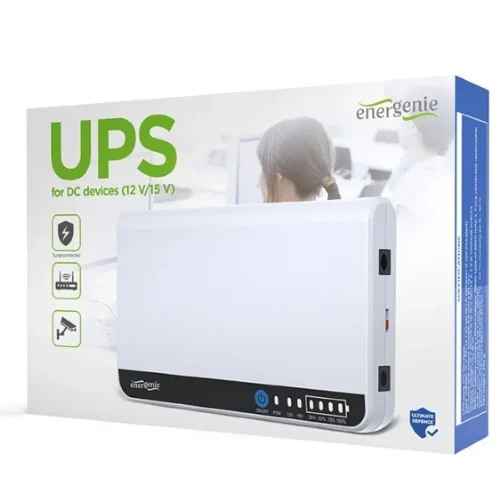 Gembird UPS DC-DC 12V/15V 18W 2200 mAh x3