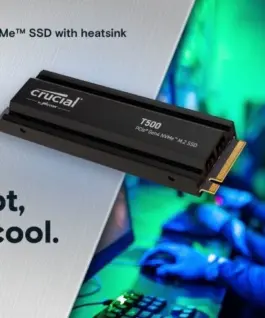 Crucial SSD 2TB M.2 NVMe 2280 PCIe40 7400/7000 Radiator