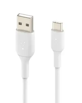 Alternative view of Belkin кабел PVC USB-C to USB-A 15 cm бял