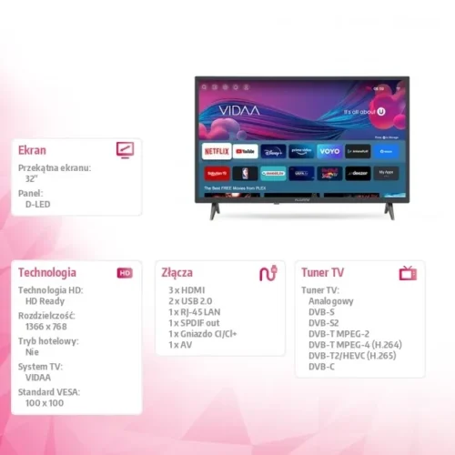 Allview TV 32 inches LED 32IPLAY6000-H