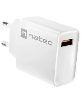Alternative view of Natec USB зарядно Ribera 1x USB-A черен