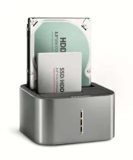 AXAGON ADSA-DC docking station SATA 2.5/3.5 2x HDD/SSD