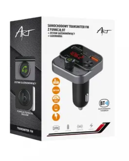 Alternative view of ART ART FM MP3 car transmitter with BT,USB FM-84B
