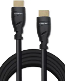 Alternative view of Qoltec HDMI v2.1 кабел UHS 8K 60Hz 26AWG GOLD 5m