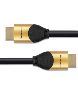 Qoltec HDMI v2.1 кабел UHS 8K 60Hz 30AWG GOLD 1m