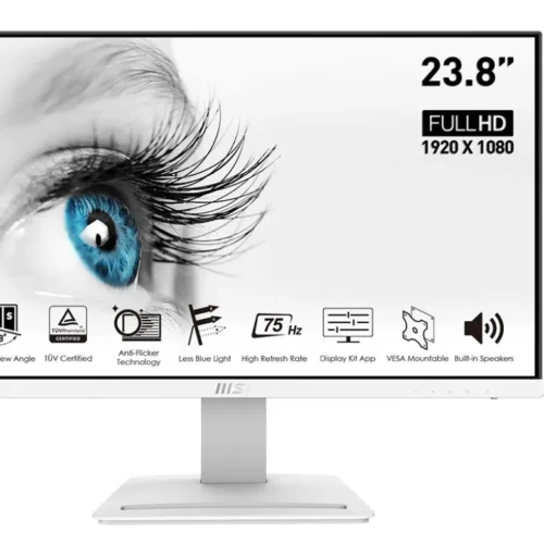 MSI Monitor PRO MP243W 23.8 inches IPS/FHD/5ms/75Hz/бял