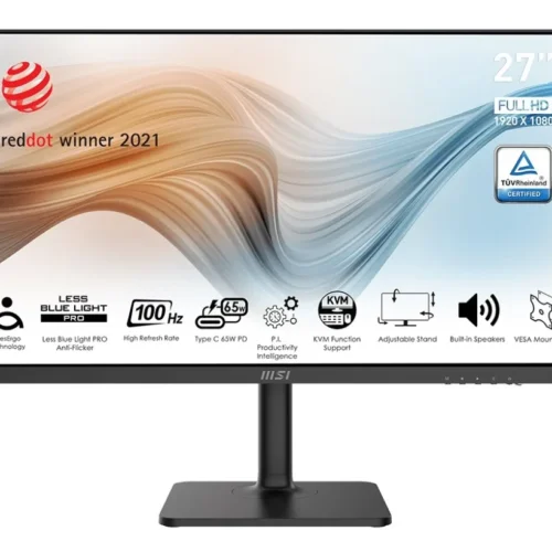 MSI Monitor MODERN MD272XP 27 inches IPS/FHD/100Hz/4ms/черен
