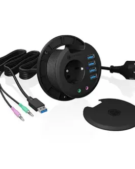 IcyBox ICY BOX IB-HUB1430 Desk Hub 80mm