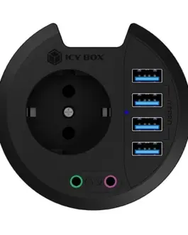 Alternative view of IcyBox ICY BOX IB-HUB1430 Desk Hub 80mm