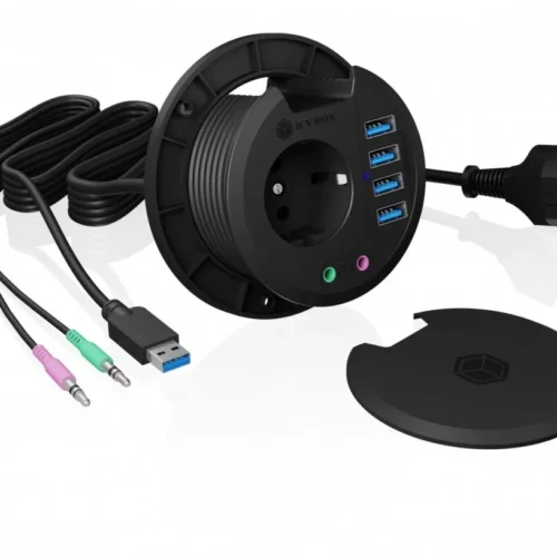 IcyBox ICY BOX IB-HUB1430 Desk Hub 80mm